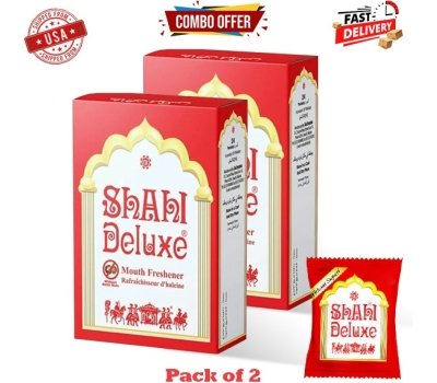Shahi Deluxe Offer 2 premium mouth freshener combo pack with dry fruits and aromatic seeds