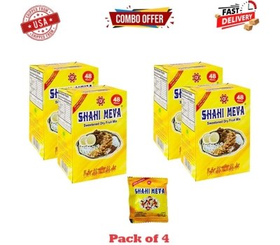 “Shahi Meva Mouth Freshener 4 Boxes Pack – Premium Meva Blend”