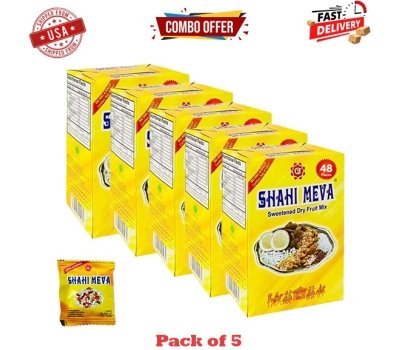 Shahi Meva Mouth Freshener 5 Boxes Pack – Premium Meva Blend