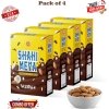 Four boxes of Shahi Meva Chocolate with rich chocolate and premium dry fruits.