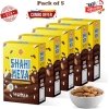 Five boxes of Shahi Meva Chocolate featuring rich chocolate and premium dry fruits.